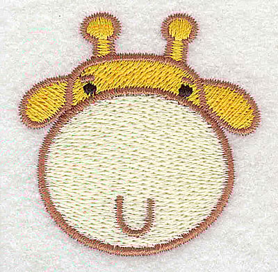 Embroidery Design: Giraffe head<br> 2.03w X 2.06h | Embroidery Legacy Embroidery Design: Giraffe head<br> 2.03w X 2.06h