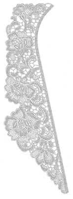 Embroidery Design: Lace Jumbo 3<br>4.07" x 11.80" | Embroidery Legacy Embroidery Design: Lace Jumbo 3<br>4.07" x 11.80"