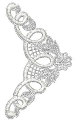 Embroidery Design: Lace Medium 6<br>2.93" x 5.12" | Embroidery Legacy Embroidery Design: Lace Medium 6<br>2.93" x 5.12"