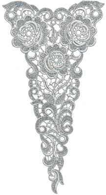 Embroidery Design: Lace Jumbo 6<br>6.21" x 11.69"