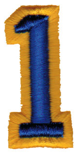 Embroidery Design: Athletic Foam 1<br>0.54" x 1.98"