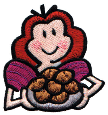 Embroidery Design: Cookie Anyone?<br>2.94" x 3.16"