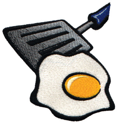 Embroidery Design: Breakfast Egg<br>4.11" x 4.21"