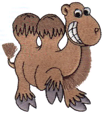 Embroidery Design: Fringe Camel<br>2.70" x 3.05"
