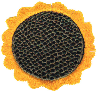 Embroidery Design: Sunflower<br>3.12" x 3.18"