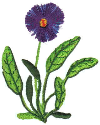 Embroidery Design: Violet<br>2.63" x 3.15"