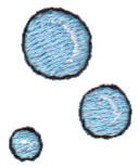 Embroidery Design: Bubbles 1<br>0.76" x 0.92"