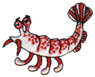 Embroidery Design: Shrimp<br>2.08" x 1.55"
