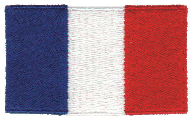 Embroidery Design: France<br>2.53" x 1.52"