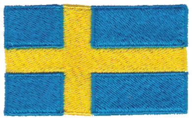 Embroidery Design: Sweden<br>2.54" x 1.52"
