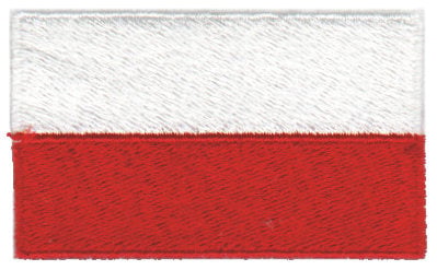 Embroidery Design: Poland<br>2.54" x 1.52"
