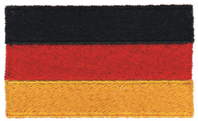 Embroidery Design: Germany<br>2.54" x 1.52"