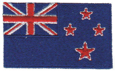 Embroidery Design: New Zealand<br>2.53" x 1.51"
