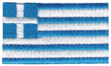 Embroidery Design: Greece<br>2.51" x 1.51"