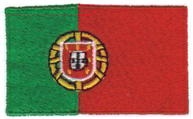Embroidery Design: Portugal<br>2.54" x 1.52"