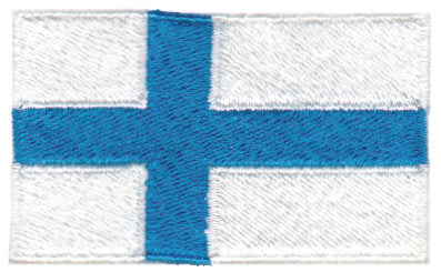 Embroidery Design: Finland<br>2.54" x 1.52"