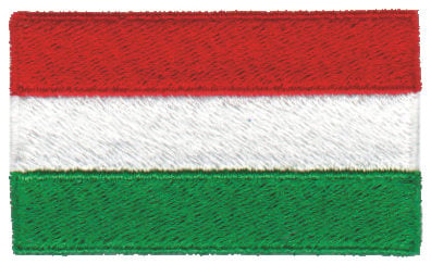 Embroidery Design: Hungary<br>2.54" x 1.52"