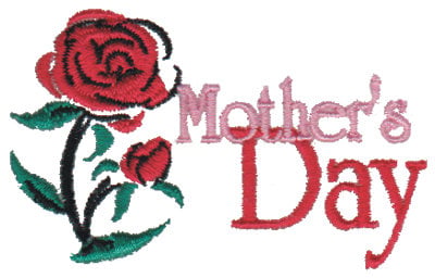 Embroidery Design: Mother's Day<br>2.94" x 1.78"