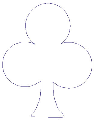 Embroidery Design: Reverse App Clubs<br>3.75" x 4.79"