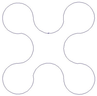 Embroidery Design: Reverse App Shape 2<br>4.78" x 4.79"