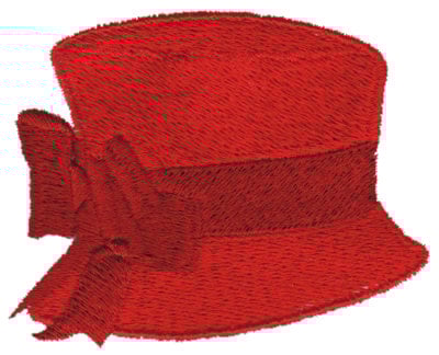 Embroidery Design: Red Hat 3<br>2.93" x 2.28"