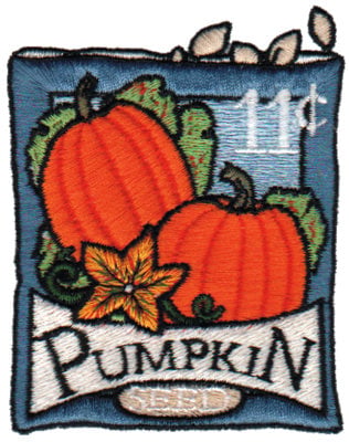 Embroidery Design: Pumpkin Seeds<br>2.80" x 3.55"