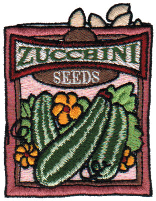 Embroidery Design: Zucchini Seeds<br>2.73" x 3.48"