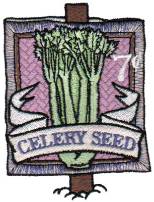 Embroidery Design: Celery Seed<br>2.86" x 3.82"