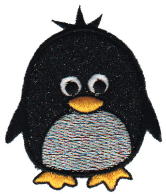 Embroidery Design: Penguin Applique<br>2.84" x 3.39"