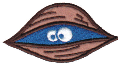Embroidery Design: Clam Applique<br>3.41" x 2.01"