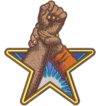 Embroidery Design: Wrestling Winner Lg<br> 3.95w X 4.53h