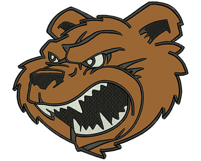Embroidery Design: Bear 8" Applique<br> 8.01w X 7.20h | Embroidery Legacy Embroidery Design: Bear 8" Applique<br> 8.01w X 7.20h