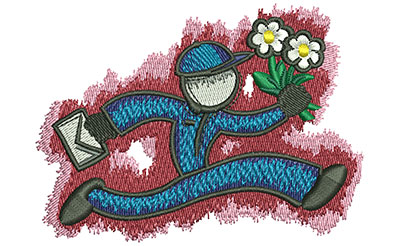 Embroidery Design: Running Florist Lg<br> 3.51w X 2.56h | Embroidery Legacy Embroidery Design: Running Florist Lg<br> 3.51w X 2.56h