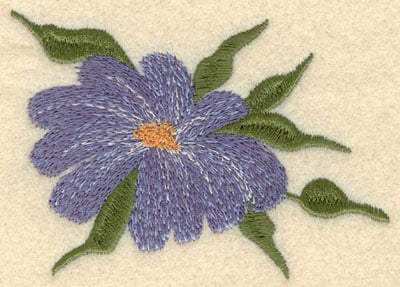 Embroidery Design: Forget Me Not Bloom Large<br>3.60w X 2.55h