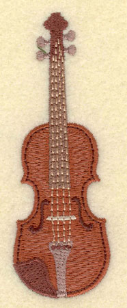 Embroidery Design: Violin Small<br>1.32w X 3.80h
