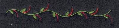 Embroidery Design: Fruit of the Spirit Vine (small)<br>4.79" x 0.80"