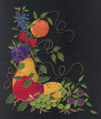 Embroidery Design: Fruit of the Spirit<br>7.57" x 8.67"
