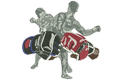 Embroidery Design: MMA Fists Lg<br> 4.48w X 4.46h | Embroidery Legacy Embroidery Design: MMA Fists Lg<br> 4.48w X 4.46h