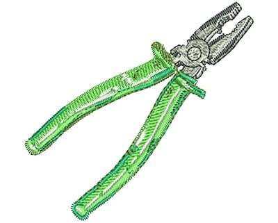 Embroidery Design: Pliers Lg<br> 3.10w X 2.97h