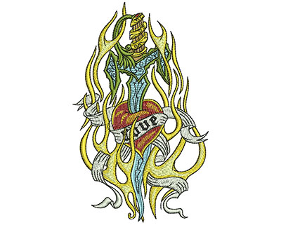 Embroidery Design: Stated Love Lg<br> 3.37w x 5.50h | Embroidery Legacy Embroidery Design: Stated Love Lg<br> 3.37w x 5.50h