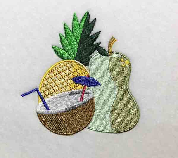 Embroidery Design: Summer Time Lg<br> 3.78w X 4.05h | Embroidery Legacy Embroidery Design: Summer Time Lg<br> 3.78w X 4.05h