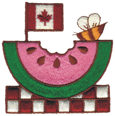 Embroidery Design: Patriotic Picnic<br>3.04" x 3.03"