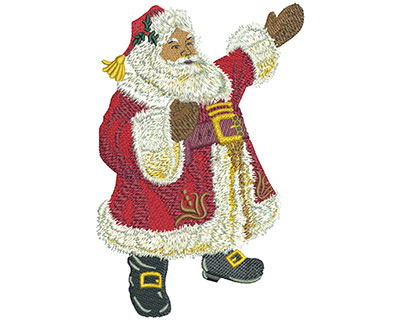 Embroidery Design: Santa Cheer Lg<br> 3.97w X 6.02h