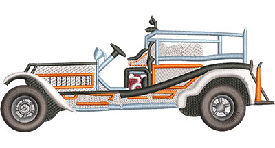 Embroidery Design: Vintage Fire Truck Lg<br> 5.02w X 2.14h