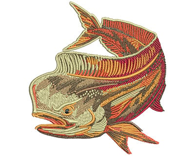 Embroidery Design: Mahi Hot Rod Lg<br> 4.39w X 4.91h