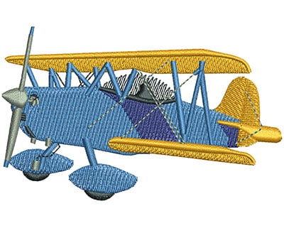 Embroidery Design: Smith Miniplane Lg<br> 3.50w X 2.18h