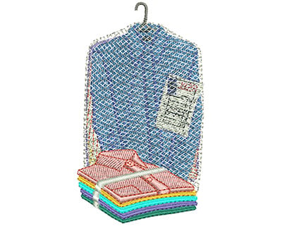 Embroidery Design: Dry Cleaning Lg<br> 2.01w X 3.51h