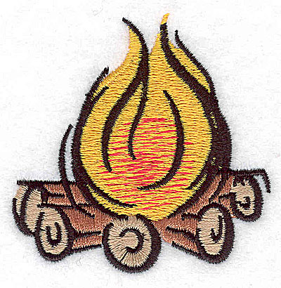 Embroidery Design: Campfire<br> 2.44w X 2.44h