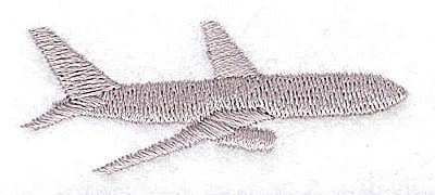 Embroidery Design: Jet<br> 2.13w X 0.81h