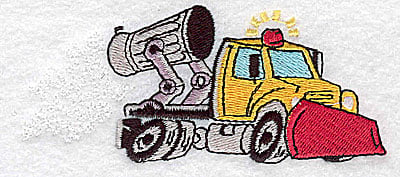 Embroidery Design: Snowplow<br> 3.94w X 1.69h